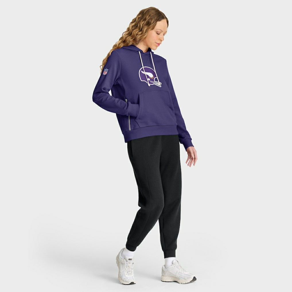 Women's Throwback Sideline Standard Issue Dri-FIT Hoodie - Minnesota Vikings
