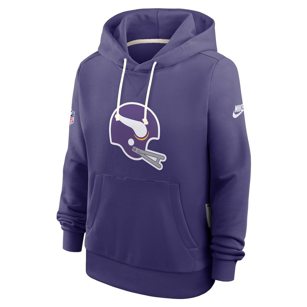 Women's Throwback Sideline Standard Issue Dri-FIT Hoodie - Minnesota Vikings