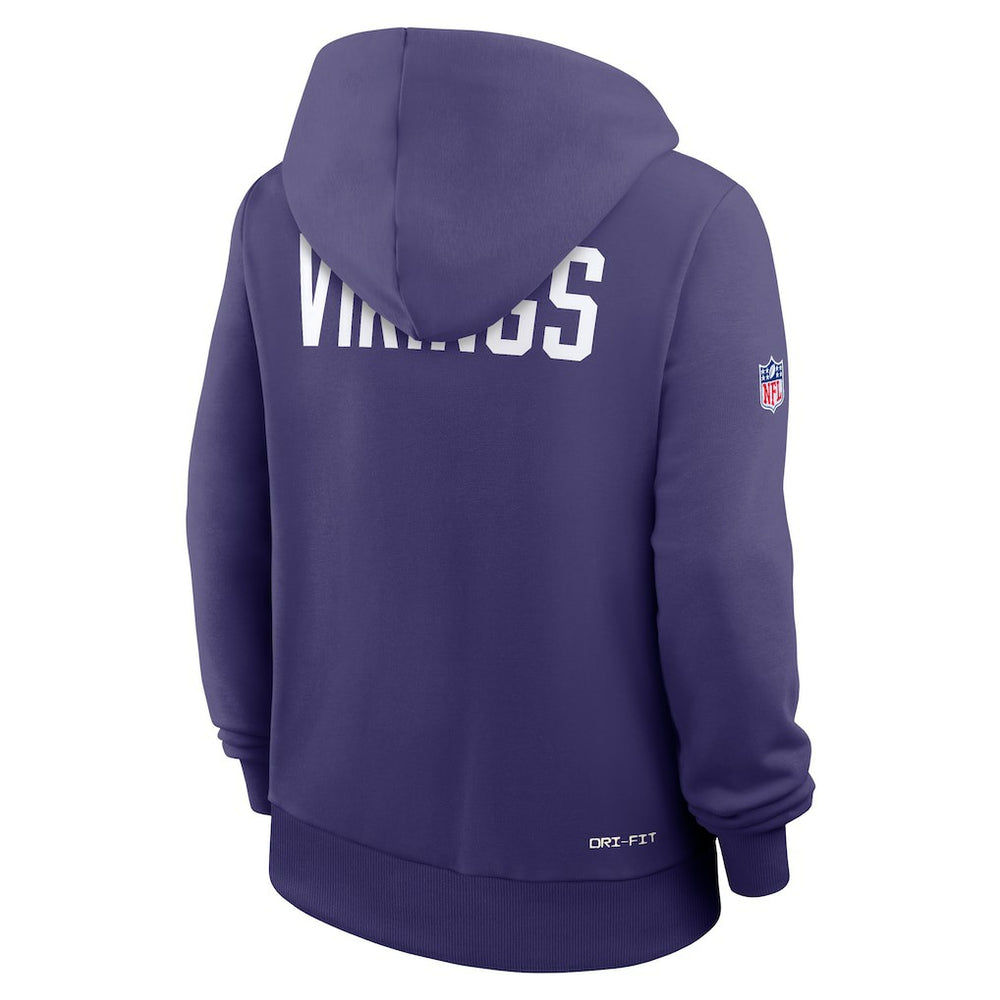 Women's Throwback Sideline Standard Issue Dri-FIT Hoodie - Minnesota Vikings