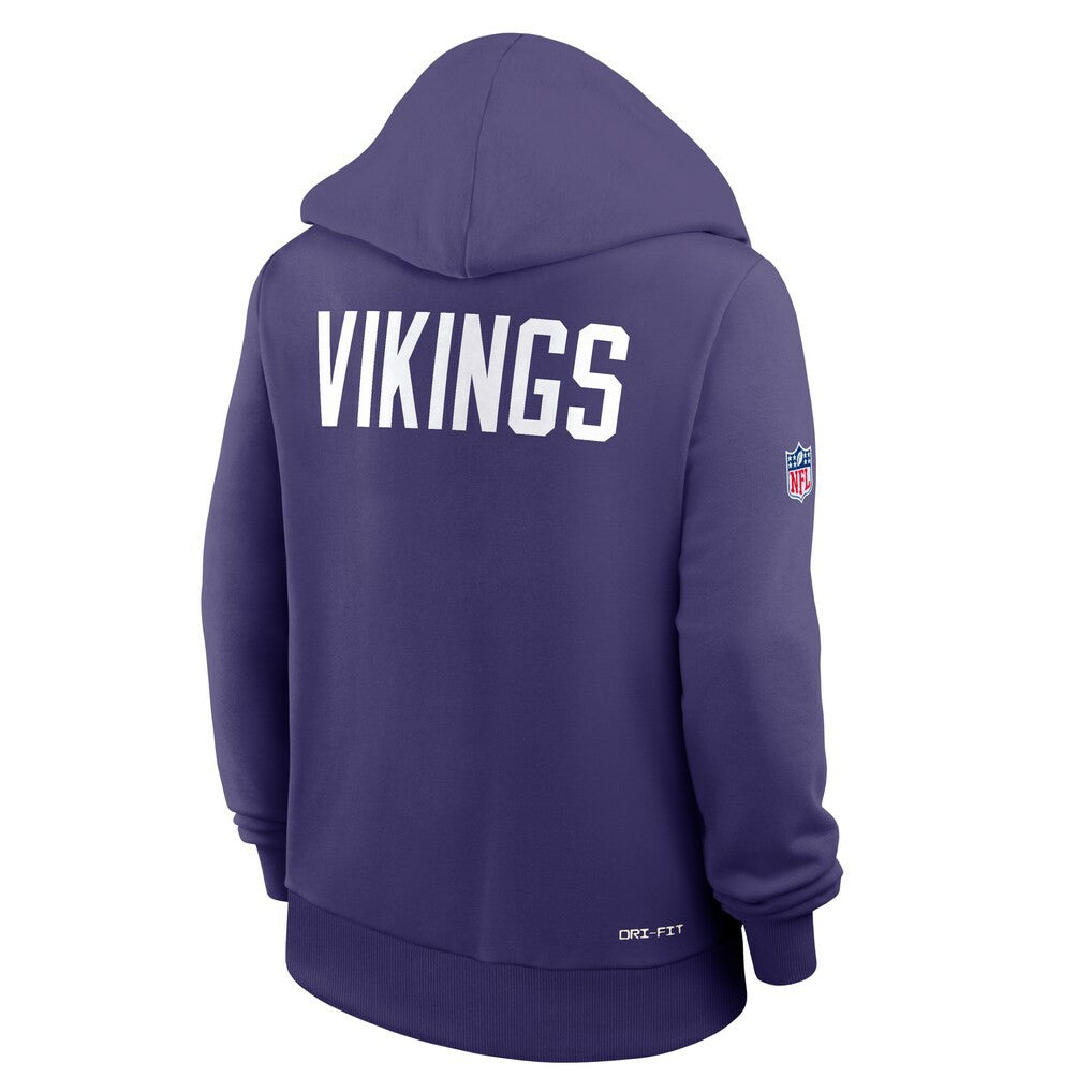 Women's Throwback Sideline Standard Issue Dri-FIT Hoodie - Minnesota Vikings