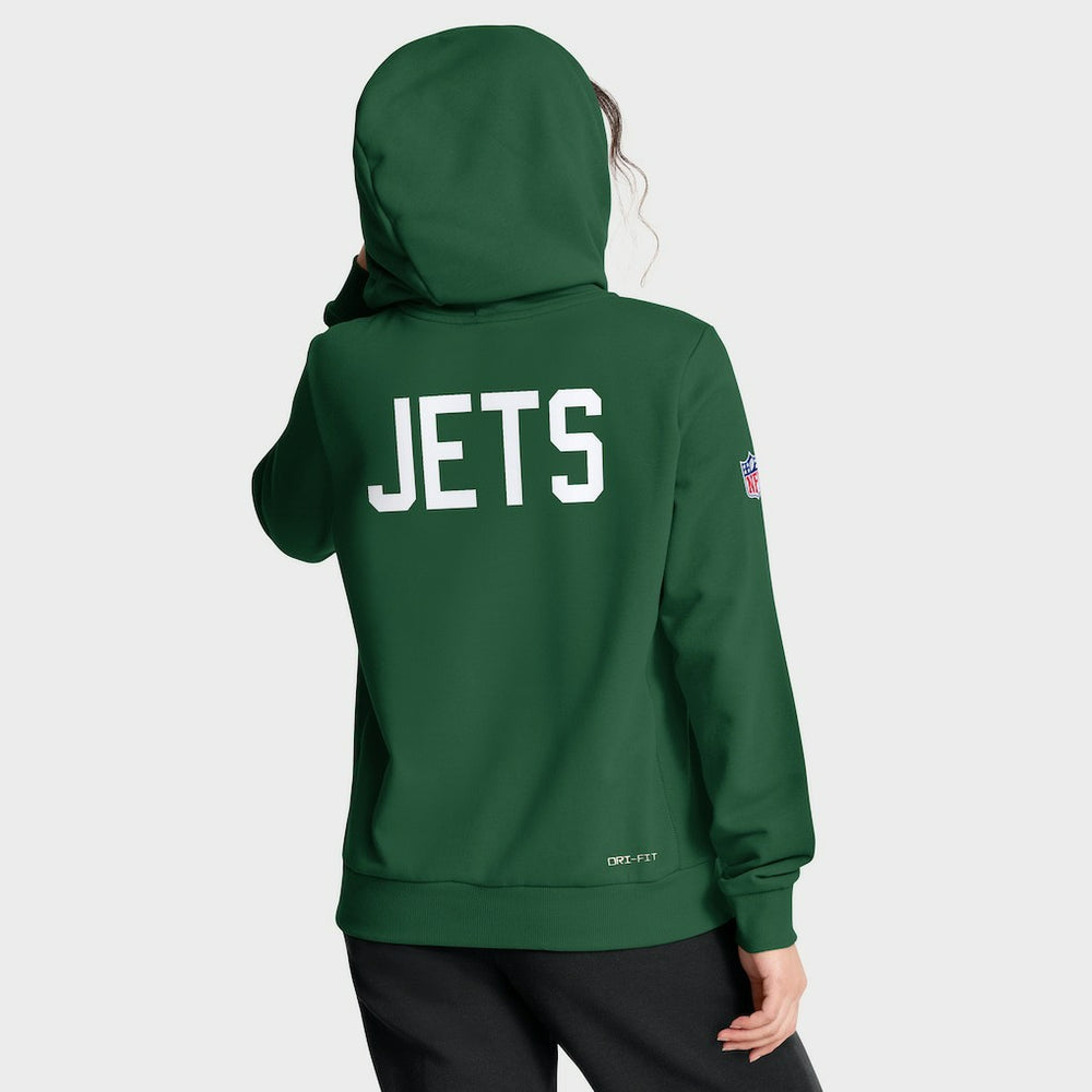 Women's Throwback Sideline Standard Issue Dri-FIT Hoodie - New York Jets