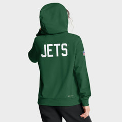 Women's Throwback Sideline Standard Issue Dri-FIT Hoodie - New York Jets