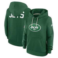 Women's Throwback Sideline Standard Issue Dri-FIT Hoodie - New York Jets