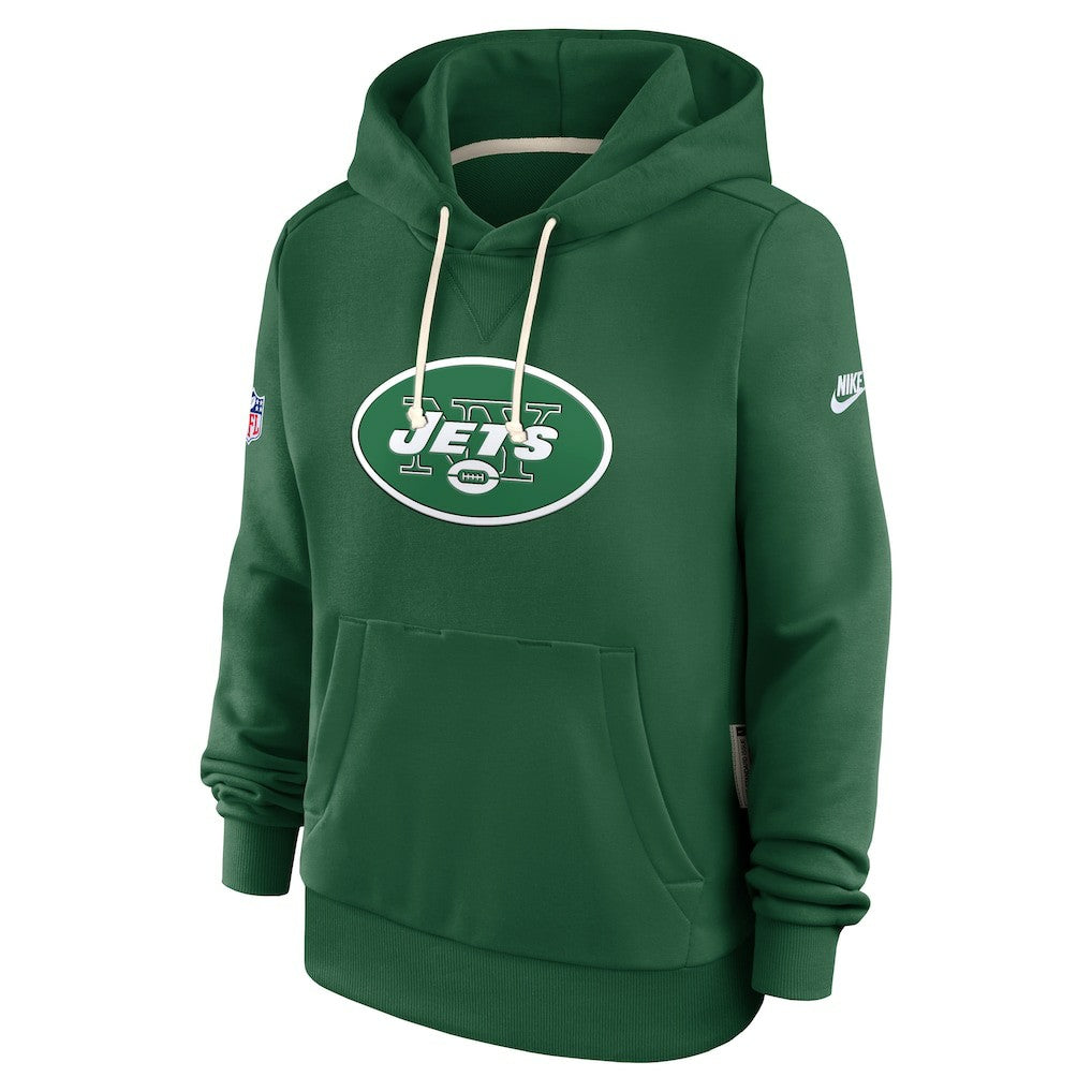 Women's Throwback Sideline Standard Issue Dri-FIT Hoodie - New York Jets