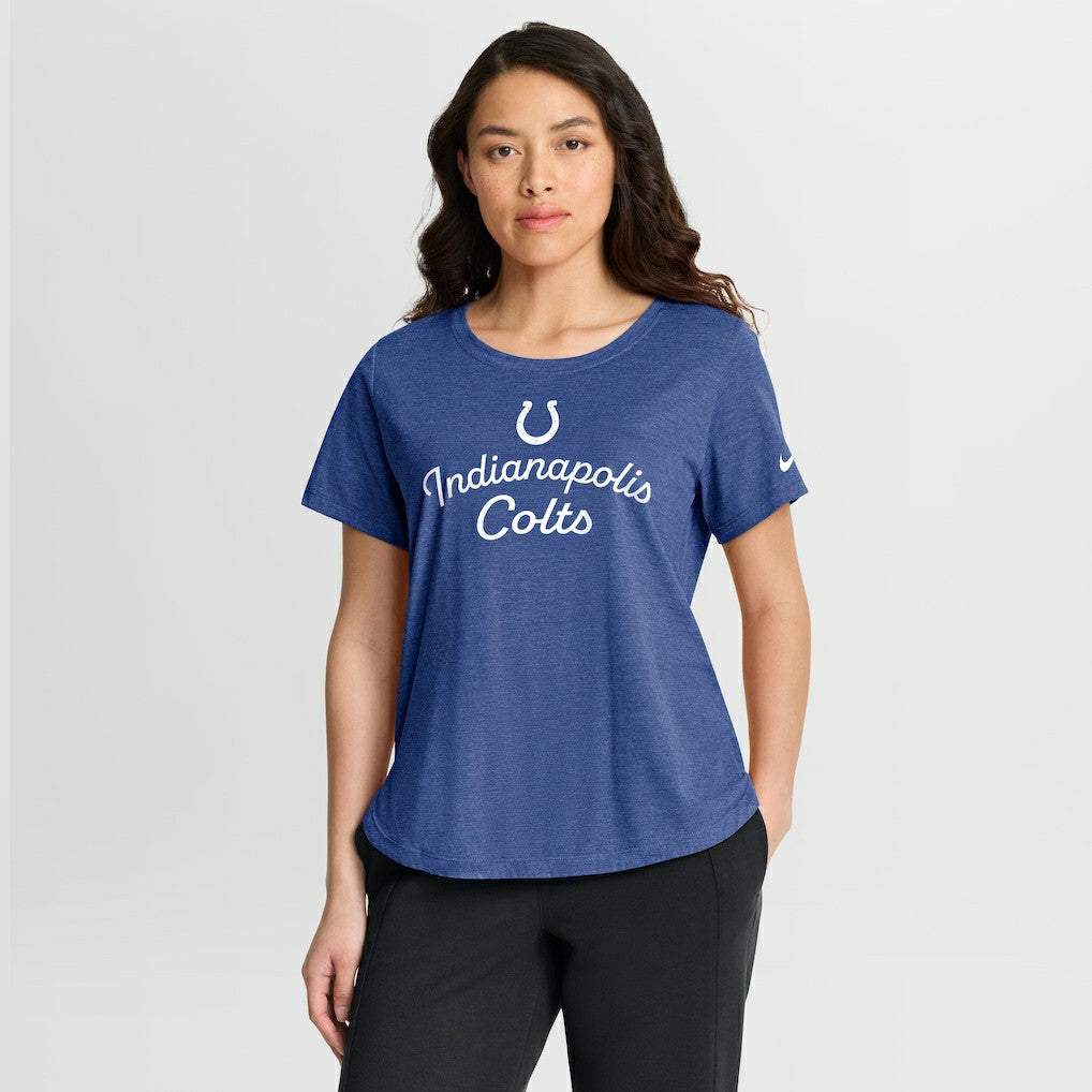 Women's Script Tri-Blend T-Shirt - Indianapolis Colts