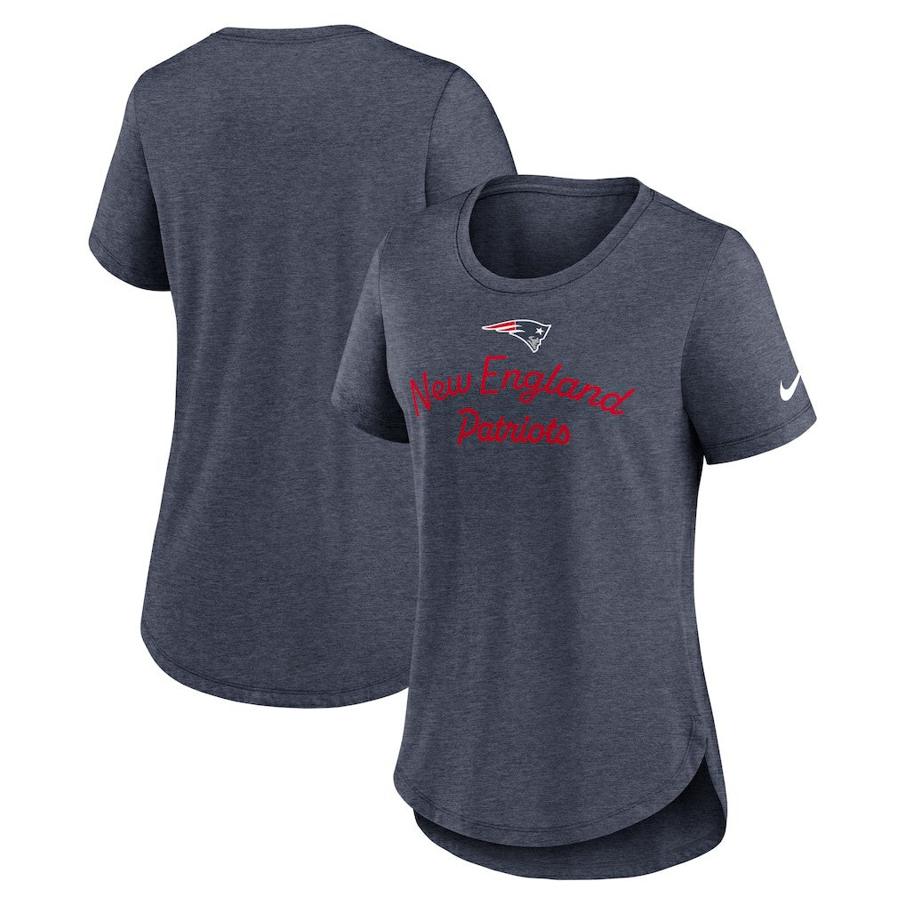 Women's Script Tri-Blend T-Shirt - New England Patriots