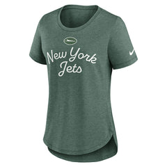 Women's Script Tri-Blend T-Shirt - New York Jets