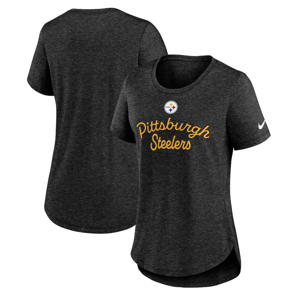 Women's Script Tri-Blend T-Shirt - Pittsburgh Steelers