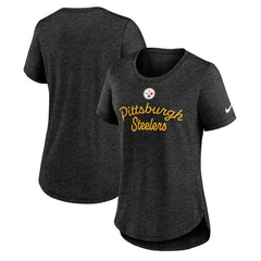 Women's Script Tri-Blend T-Shirt - Pittsburgh Steelers