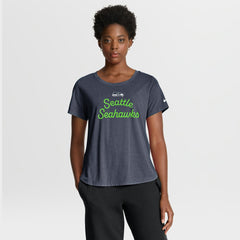 Women's Script Tri-Blend T-Shirt - Seattle Seahawks