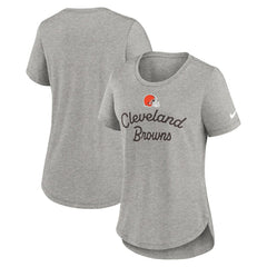 Women's Script Tri-Blend T-Shirt - Cleveland Browns