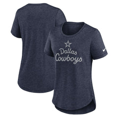 Women's Script Tri-Blend T-Shirt - Dallas Cowboys