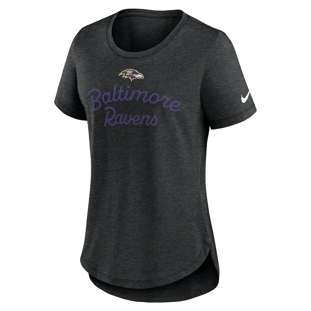 Women's Script Tri-Blend T-Shirt - Baltimore Ravens