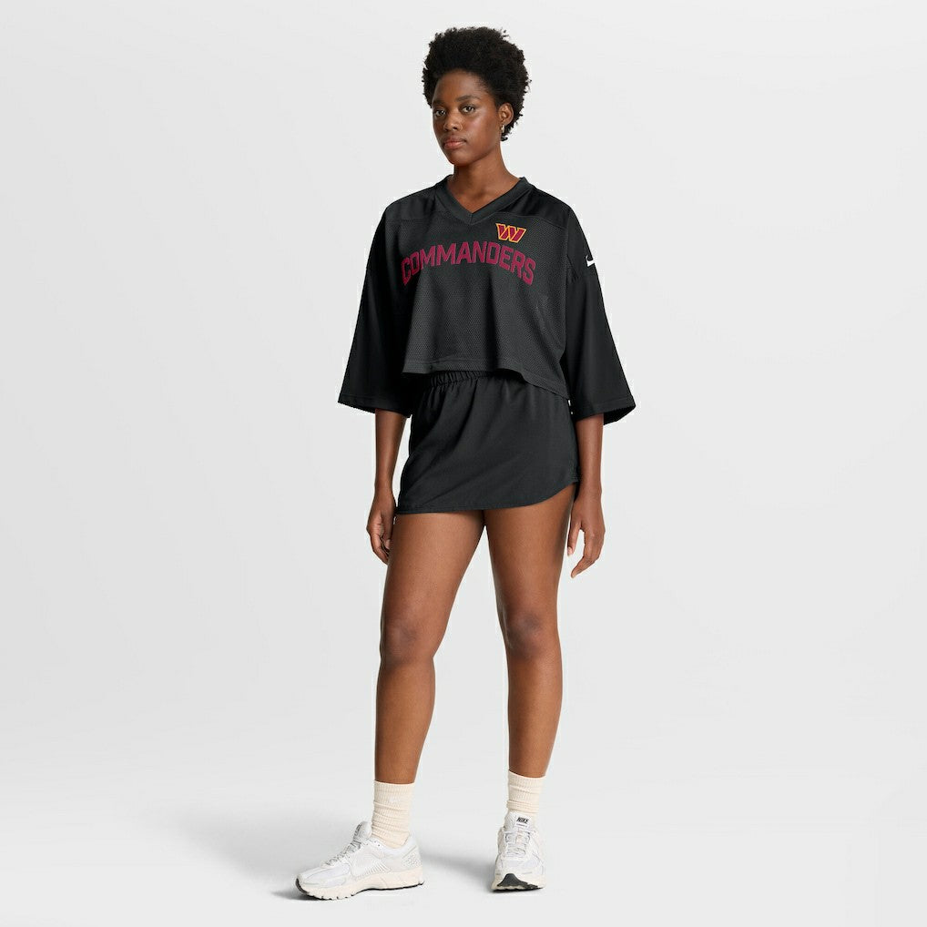 Women's Primetime Cropped Mesh Dri-FIT Fashion Jersey - Washington Commanders