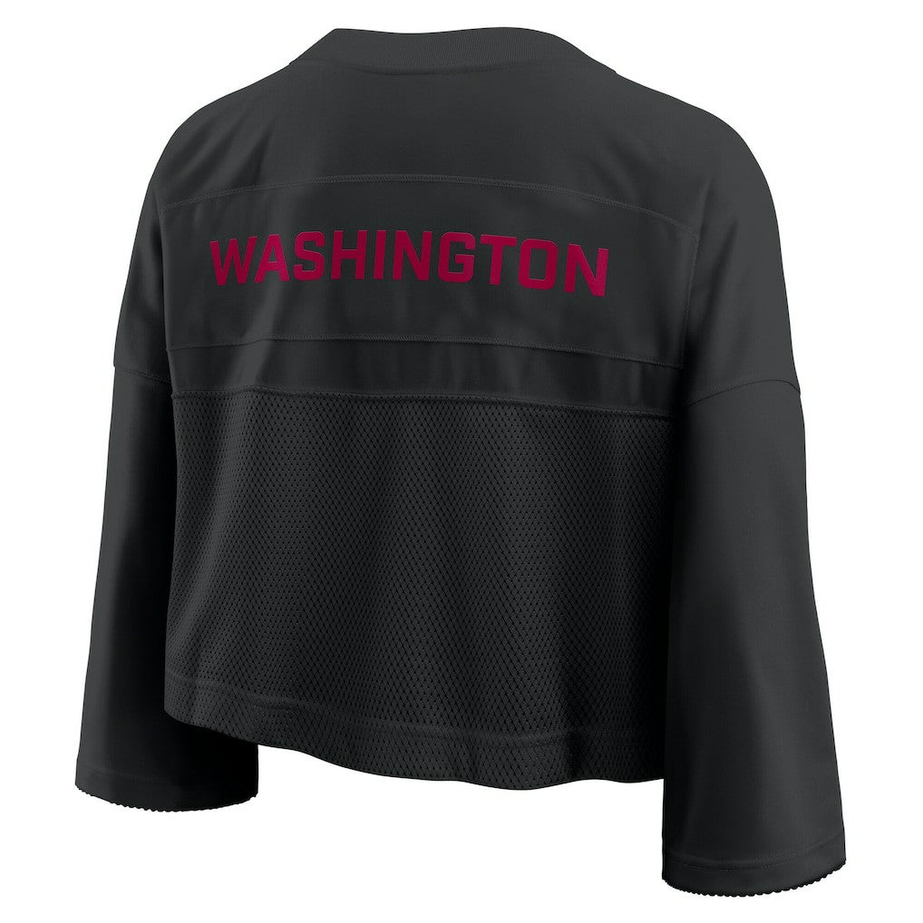 Women's Primetime Cropped Mesh Dri-FIT Fashion Jersey - Washington Commanders