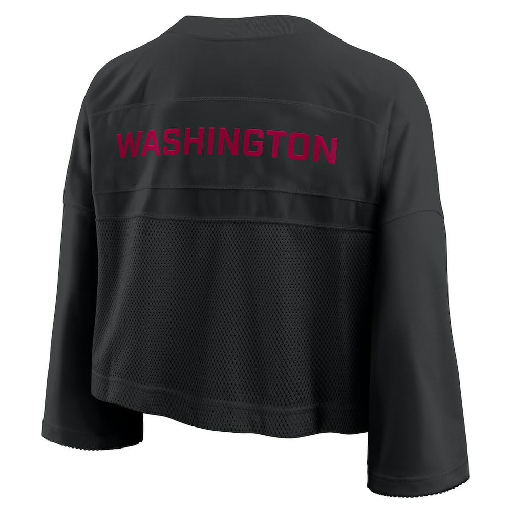 Women's Primetime Cropped Mesh Dri-FIT Fashion Jersey - Washington Commanders