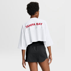 Women's Primetime Cropped Mesh Dri-FIT Fashion Jersey - Tampa Bay Buccaneers