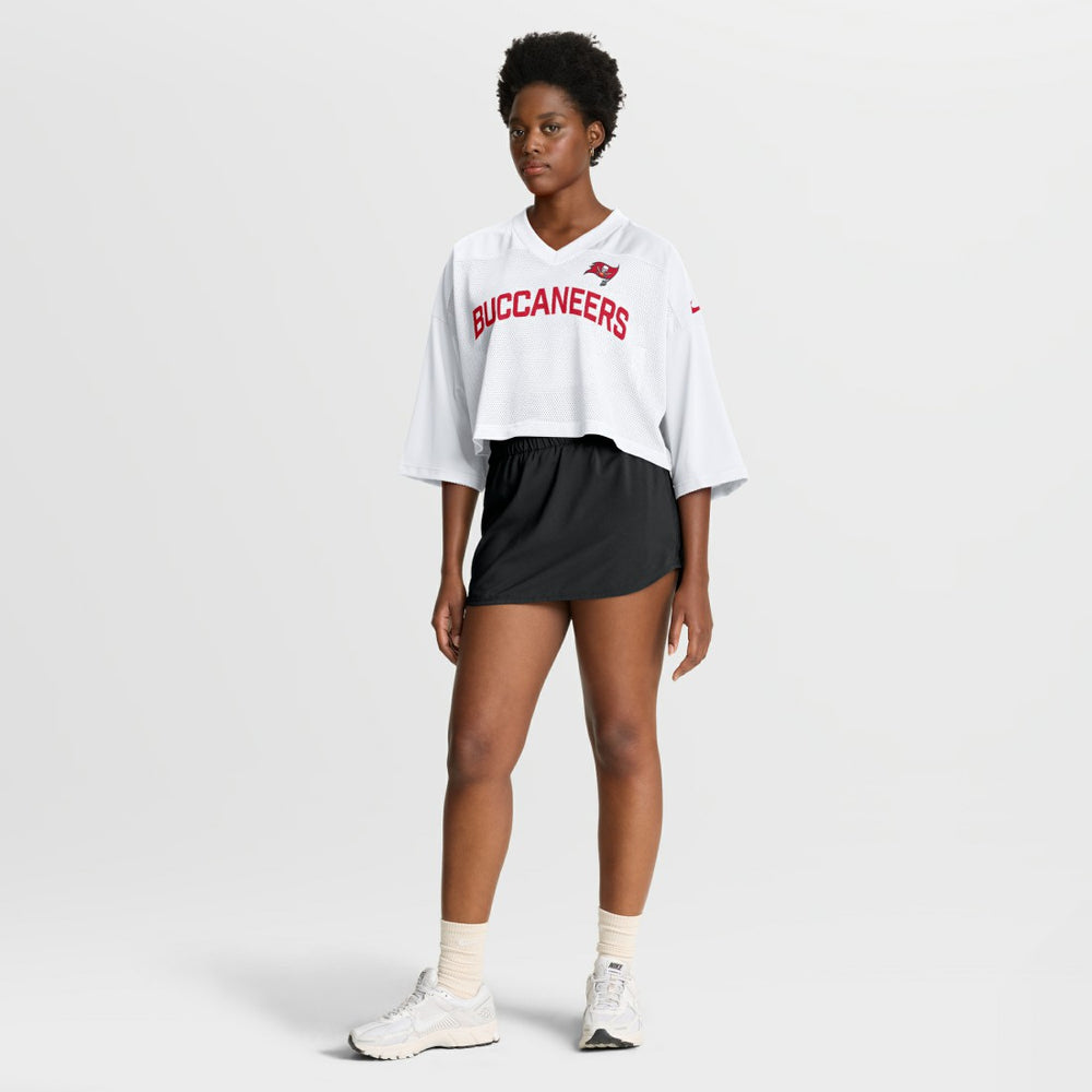 Women's Primetime Cropped Mesh Dri-FIT Fashion Jersey - Tampa Bay Buccaneers
