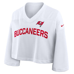 Women's Primetime Cropped Mesh Dri-FIT Fashion Jersey - Tampa Bay Buccaneers
