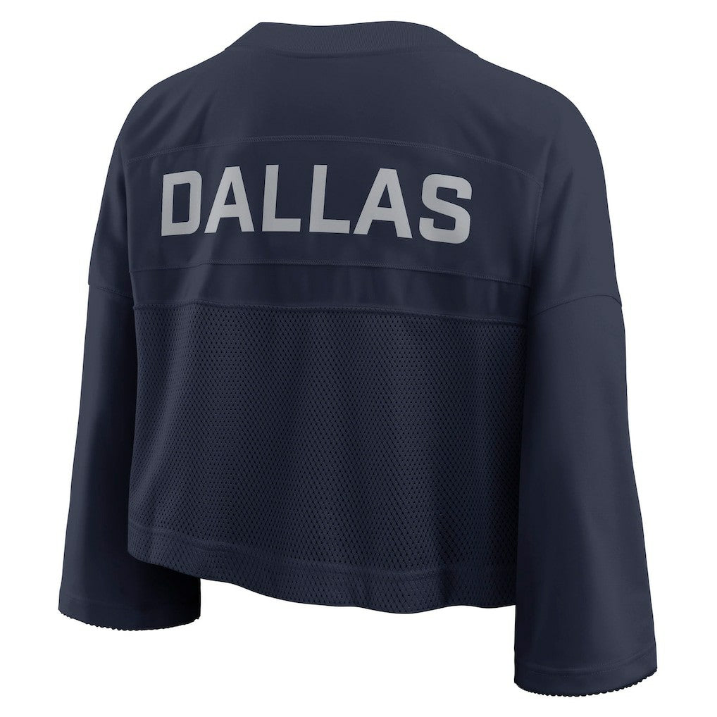 Women's Primetime Cropped Mesh Dri-FIT Fashion Jersey - Dallas Cowboys