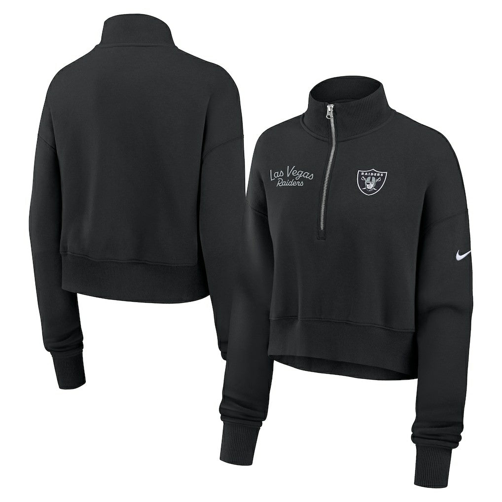Women's Primetime Phoenix Half-Zip Sweatshirt - Las Vegas Raiders