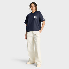 Women's Rewind Pocket Boxy T-Shirt - New York Giants