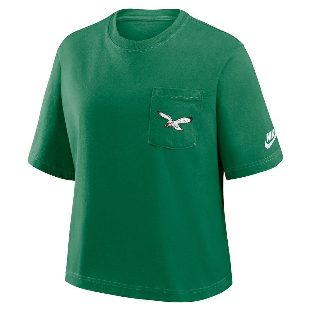 Women's Rewind Pocket Boxy T-Shirt - Philadelphia Eagles