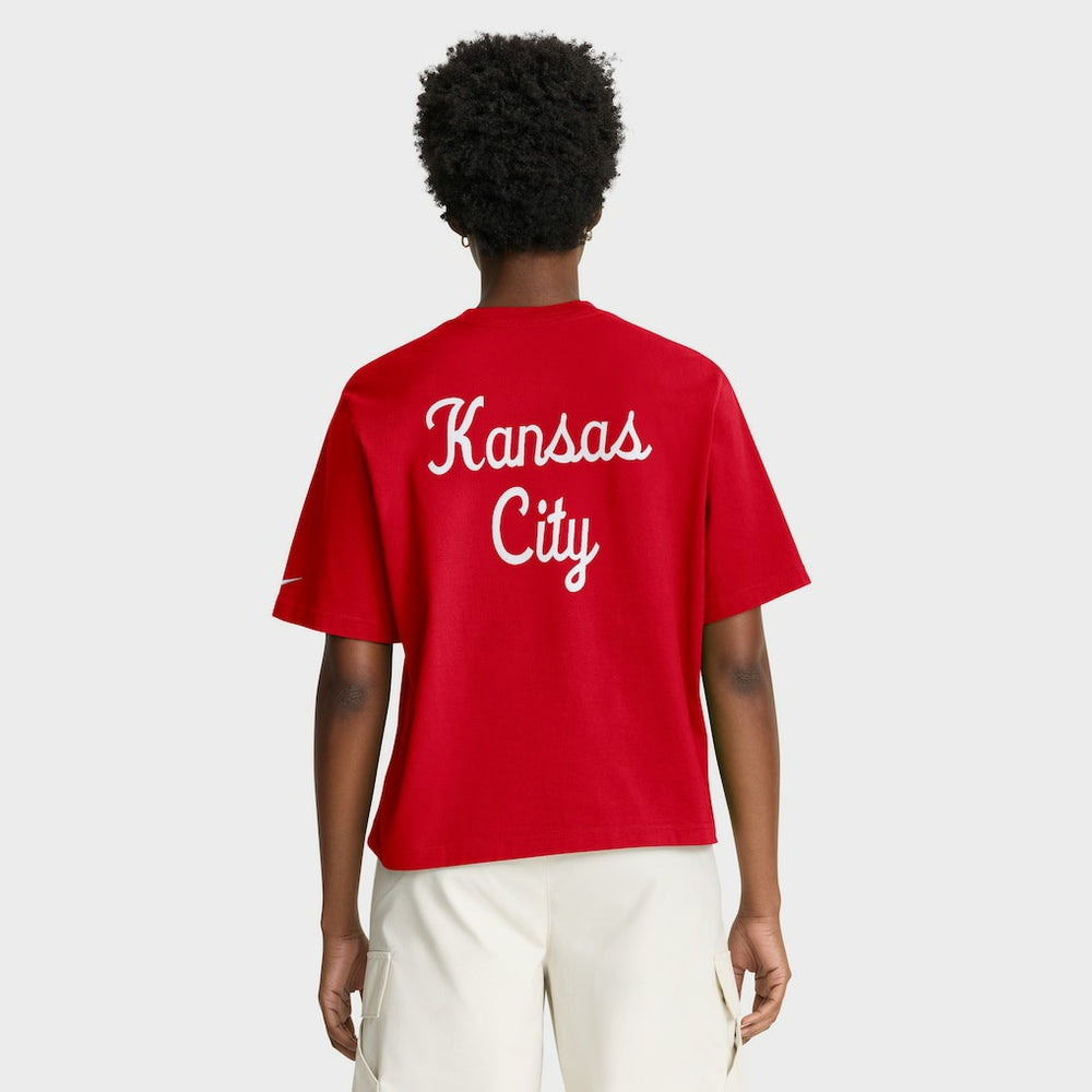 Women's Rewind Pocket Boxy T-Shirt - Kansas City Chiefs