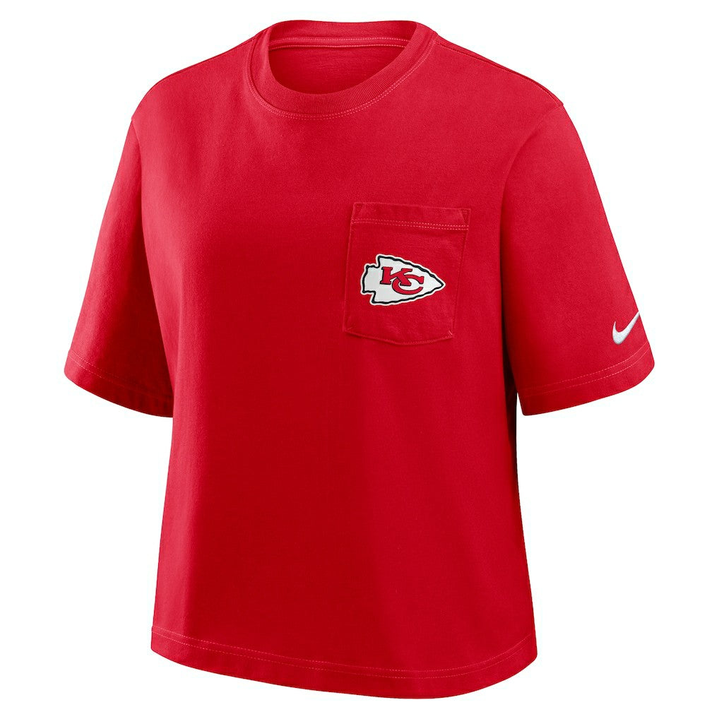 Women's Rewind Pocket Boxy T-Shirt - Kansas City Chiefs