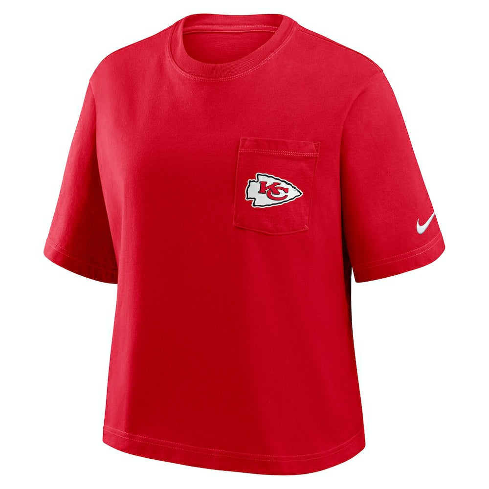 Women's Rewind Pocket Boxy T-Shirt - Kansas City Chiefs
