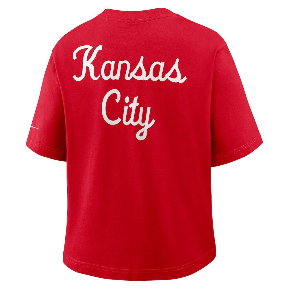 Women's Rewind Pocket Boxy T-Shirt - Kansas City Chiefs