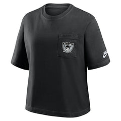 Women's Rewind Pocket Boxy T-Shirt - Las Vegas Raiders