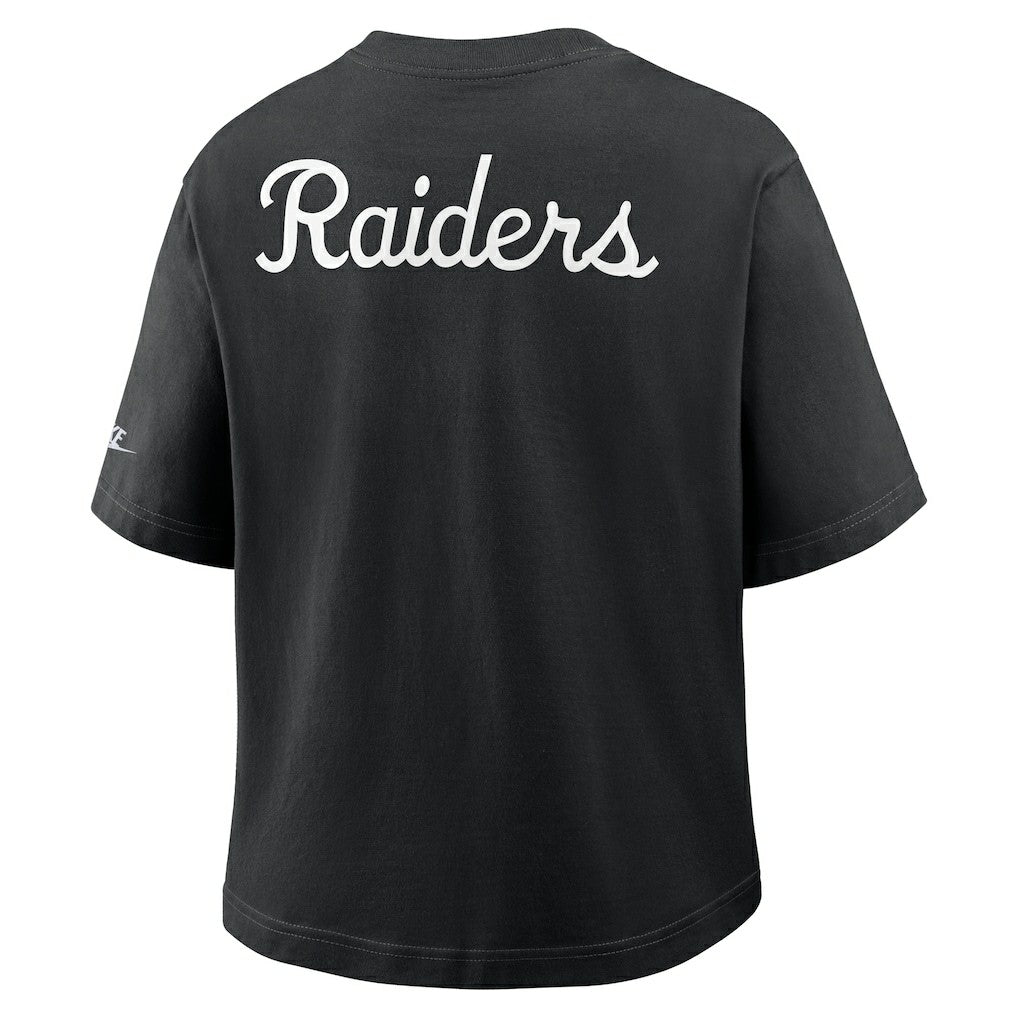 Women's Rewind Pocket Boxy T-Shirt - Las Vegas Raiders