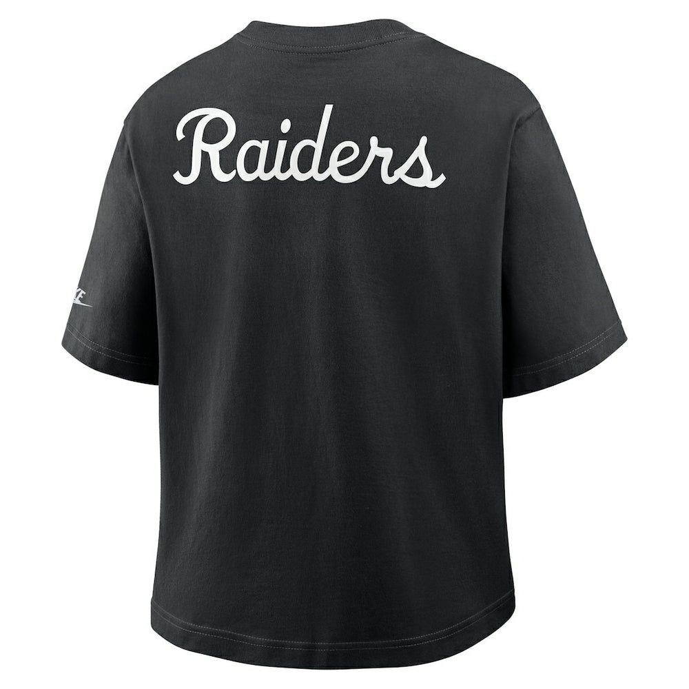 Women's Rewind Pocket Boxy T-Shirt - Las Vegas Raiders