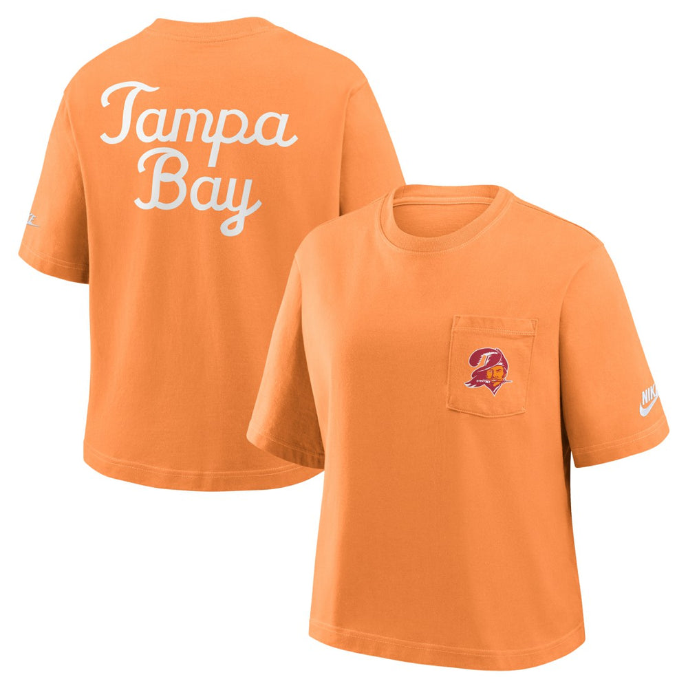 Women's Rewind Pocket Boxy T-Shirt - Tampa Bay Buccaneers