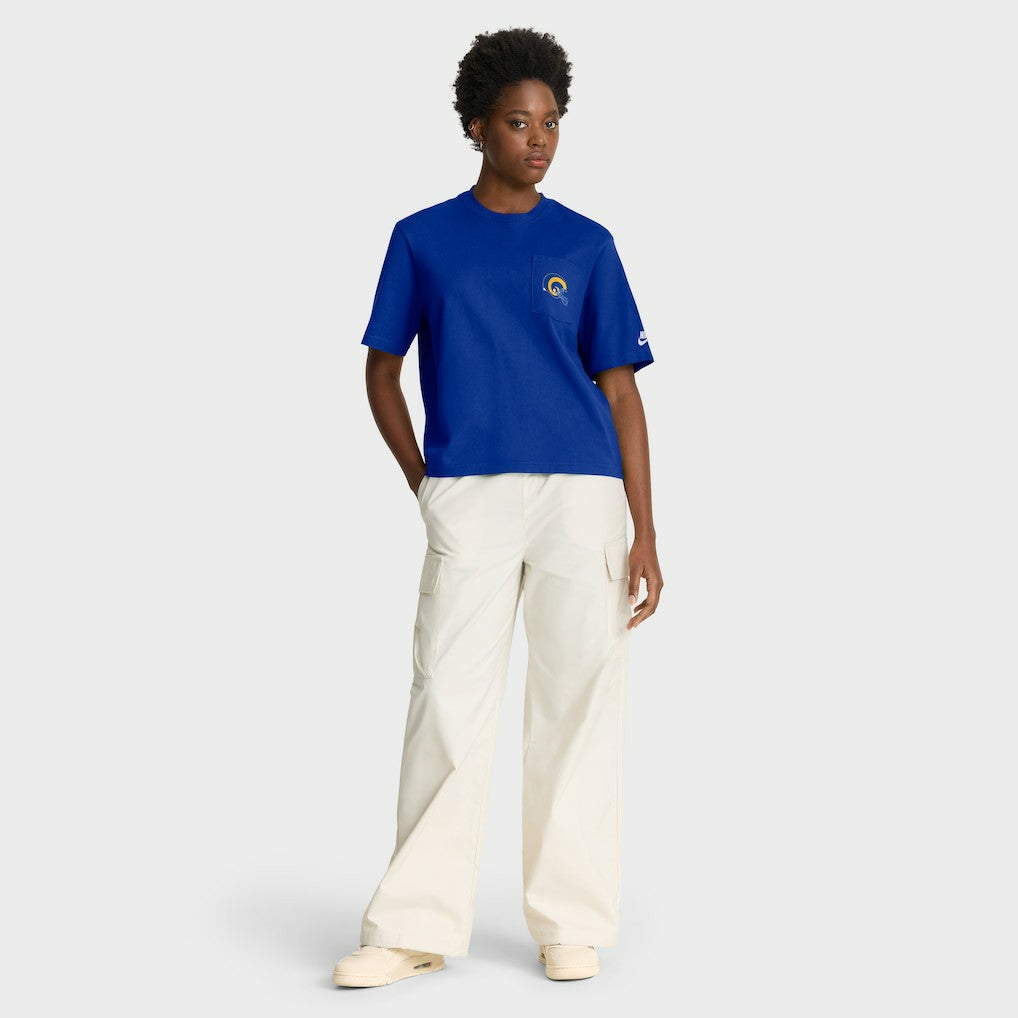 Women's Rewind Pocket Boxy T-Shirt - Los Angeles Rams