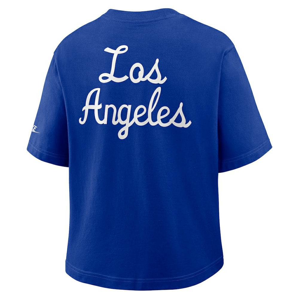 Women's Rewind Pocket Boxy T-Shirt - Los Angeles Rams