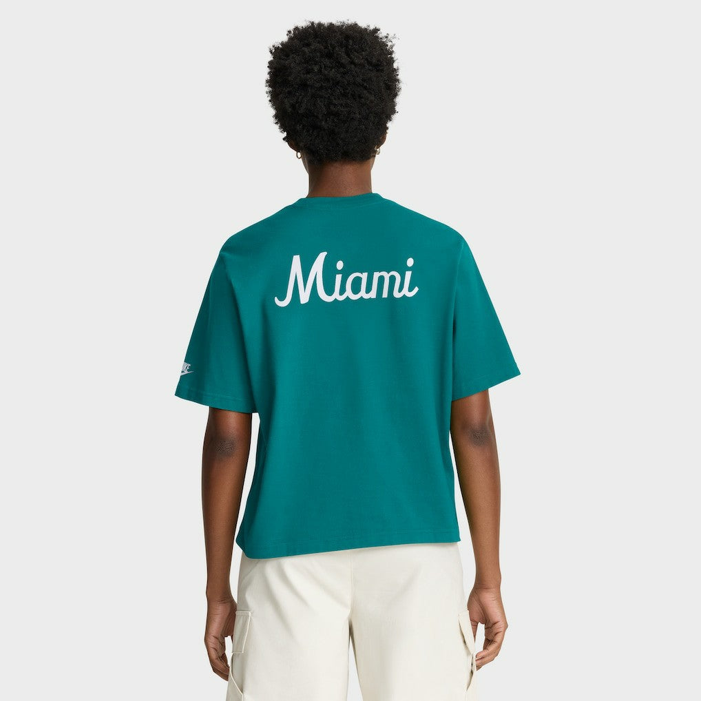 Women's Rewind Pocket Boxy T-Shirt - Miami Dolphins