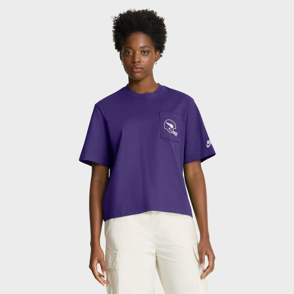 Women's Rewind Pocket Boxy T-Shirt - Minnesota Vikings