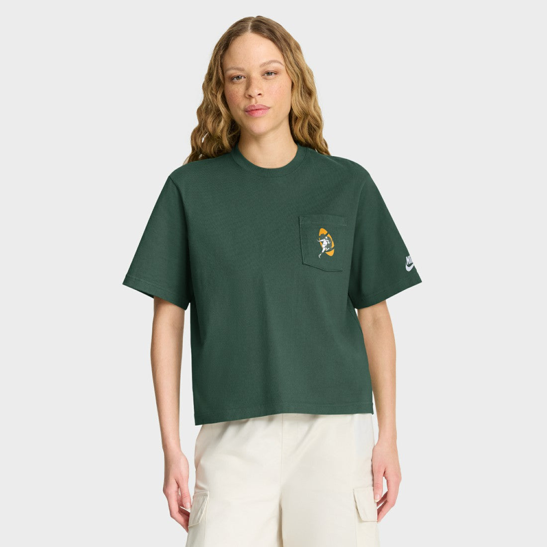 Women's Rewind Pocket Boxy T-Shirt - Green Bay Packers