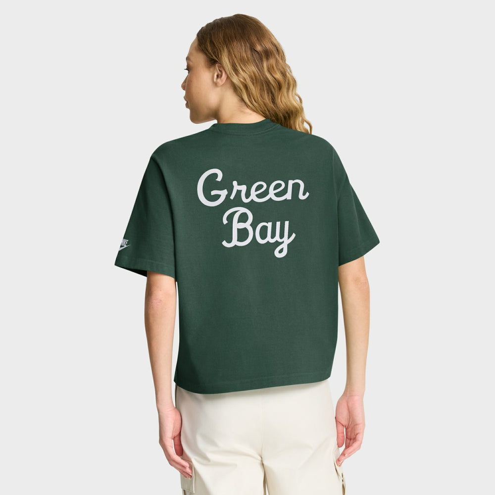 Women's Rewind Pocket Boxy T-Shirt - Green Bay Packers