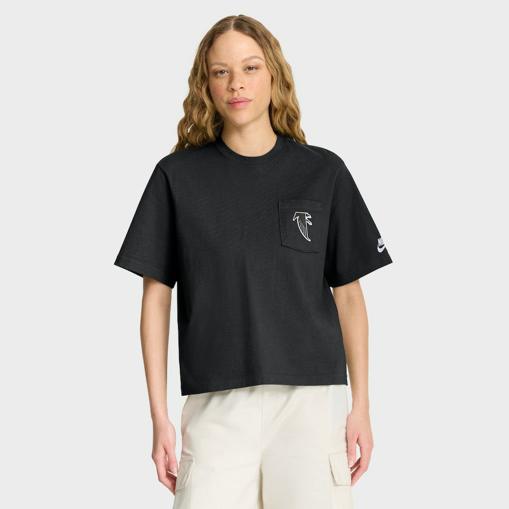 Women's Rewind Pocket Boxy T-Shirt - Atlanta Falcons