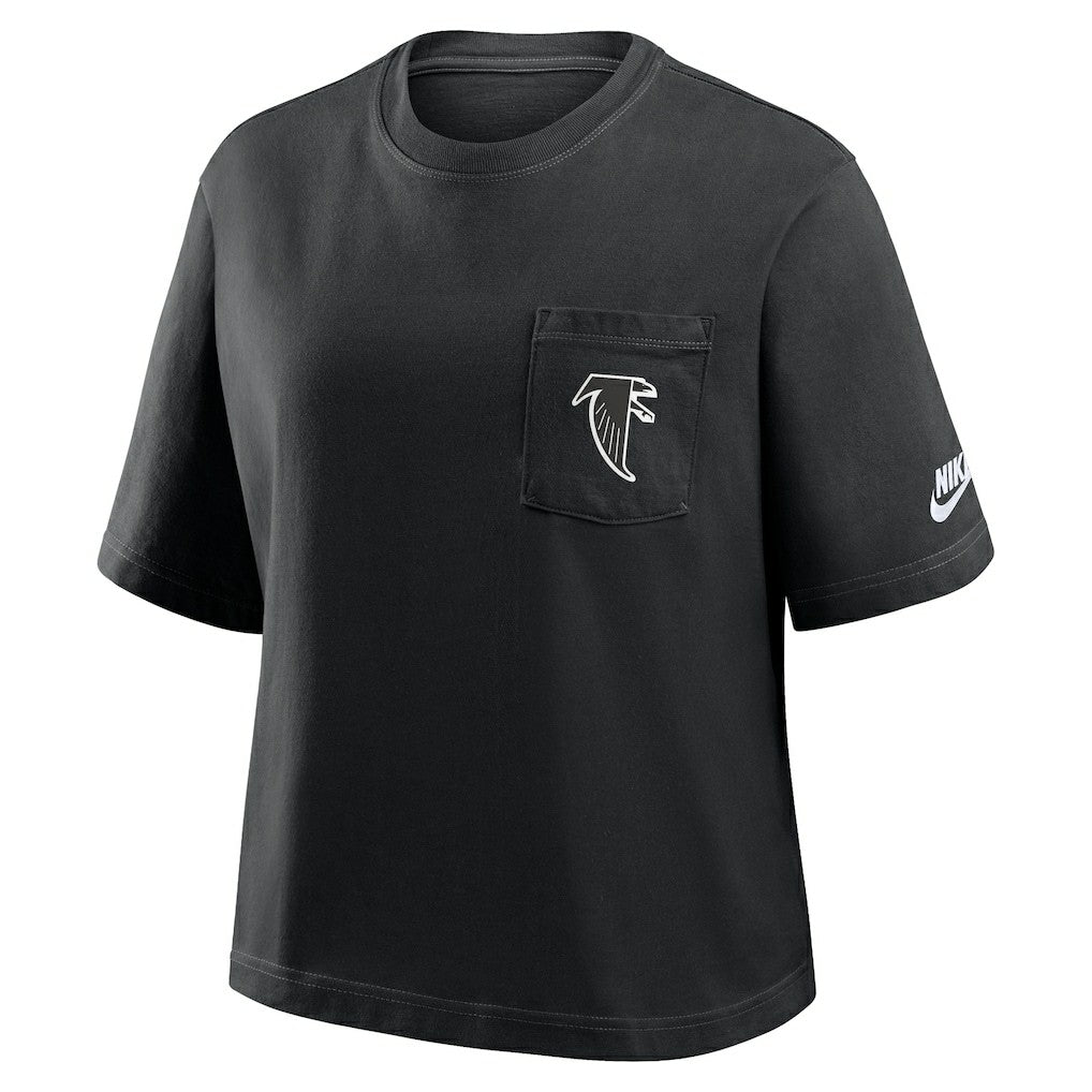 Women's Rewind Pocket Boxy T-Shirt - Atlanta Falcons
