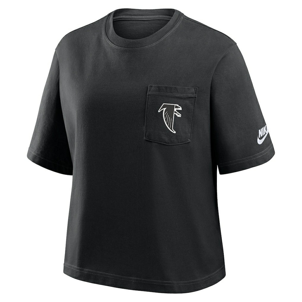 Women's Rewind Pocket Boxy T-Shirt - Atlanta Falcons