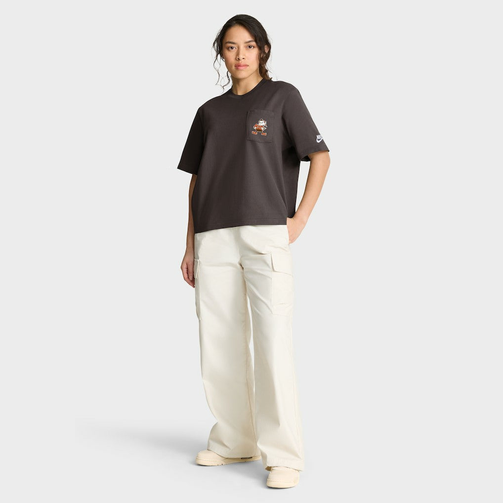 Women's Rewind Pocket Boxy T-Shirt - Cleveland Browns