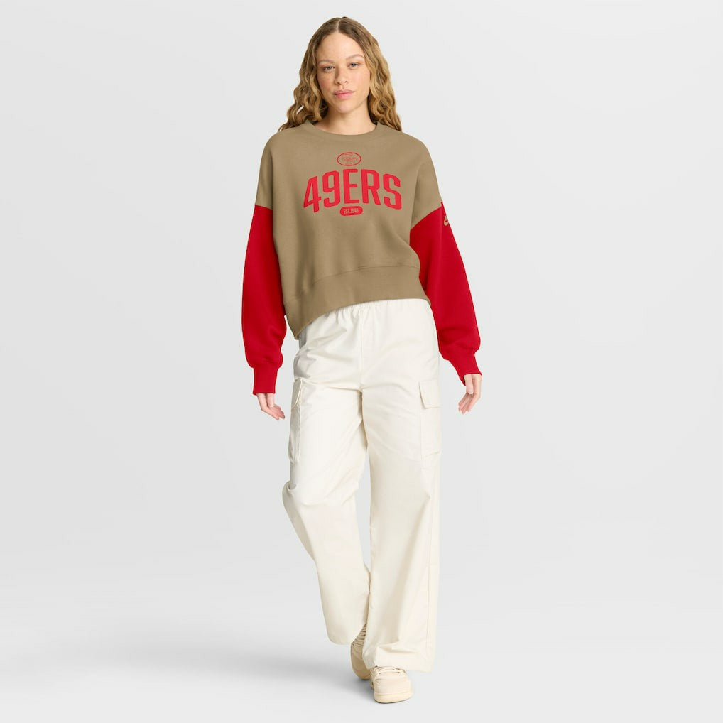 Women's Oversized Rewind Pullover Sweatshirt - San Francisco 49ers