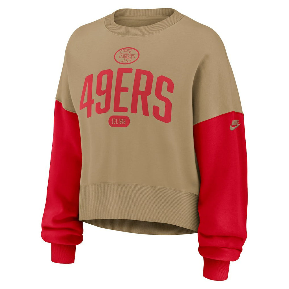 Women's Oversized Rewind Pullover Sweatshirt - San Francisco 49ers