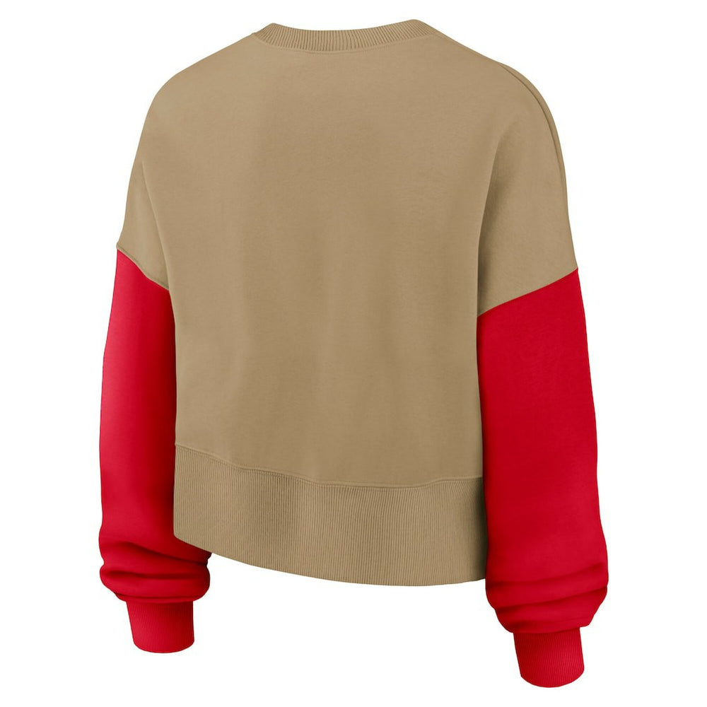 Women's Oversized Rewind Pullover Sweatshirt - San Francisco 49ers
