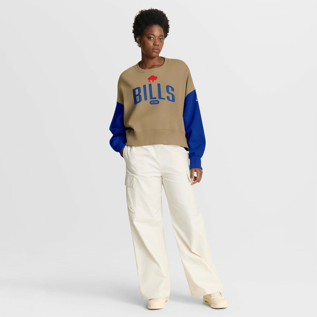 Women's Oversized Rewind Pullover Sweatshirt - Buffalo Bills