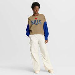 Women's Oversized Rewind Pullover Sweatshirt - Buffalo Bills